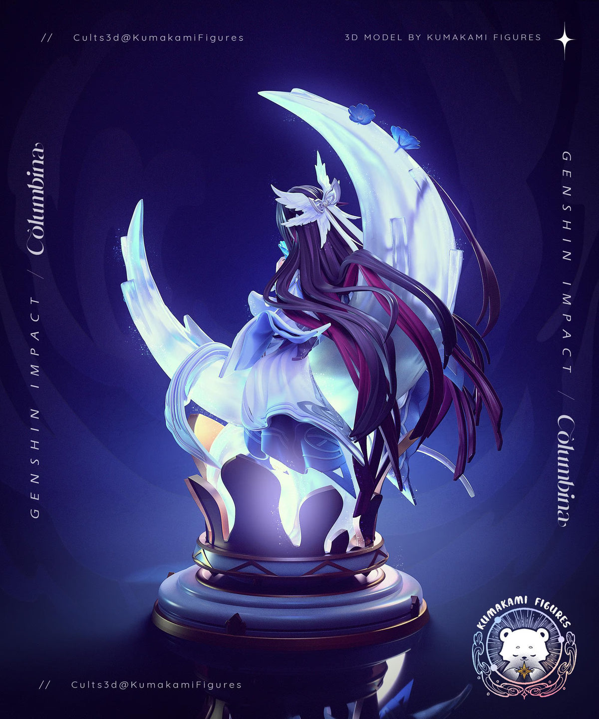 Columbina Luna - Figura de Resina Escala 1/6 de SaulCeVe, vista trasera