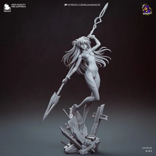 Asuka Langley - Figura de Resina Escala 1/6 Fan Art Model by SaulCeVe - SaulCeVe