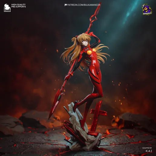 Asuka Langley - Figura de Resina Escala 1/6 Fan Art Model by SaulCeVe - SaulCeVe