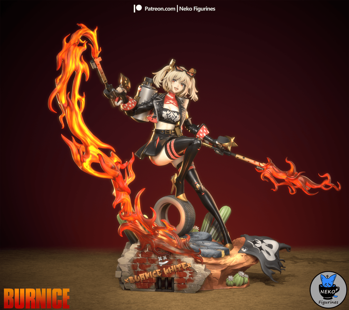 Burnice - Figura de Resina Escala 1/6 by SaulCeVe - SaulCeVe