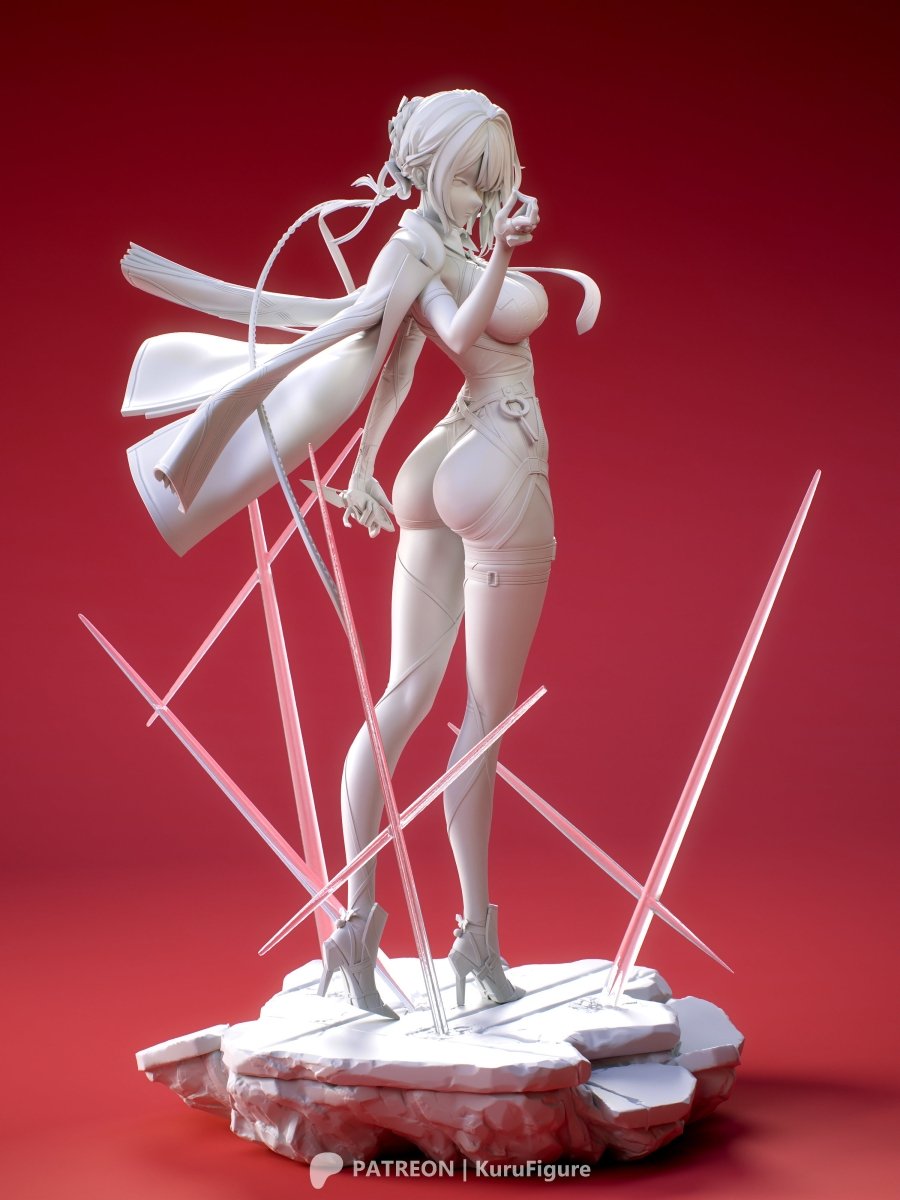 Evelyn - Figura de Resina Escala 1/6 Fan Art Model by SaulCeVe - SaulCeVe