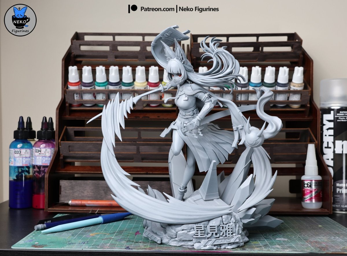 Hoshimi Miyabi - Figura de Resina Escala 1/6 by SaulCeVe print complete
