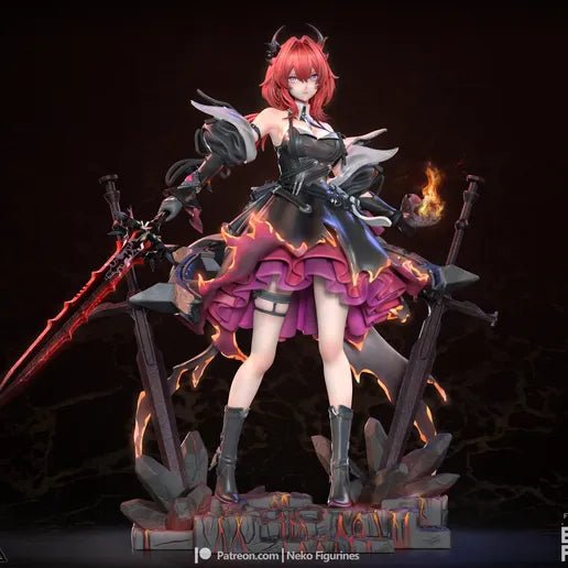 Laevatain Surtr - Figura de Resina Escala 1/6 Fan Art Model by SaulCeVe - SaulCeVe