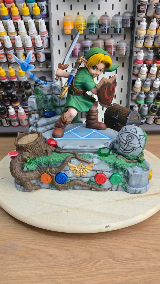 Link - Figura de Resina Pintada a Mano (Escala 1/6) - SaulCeVe
