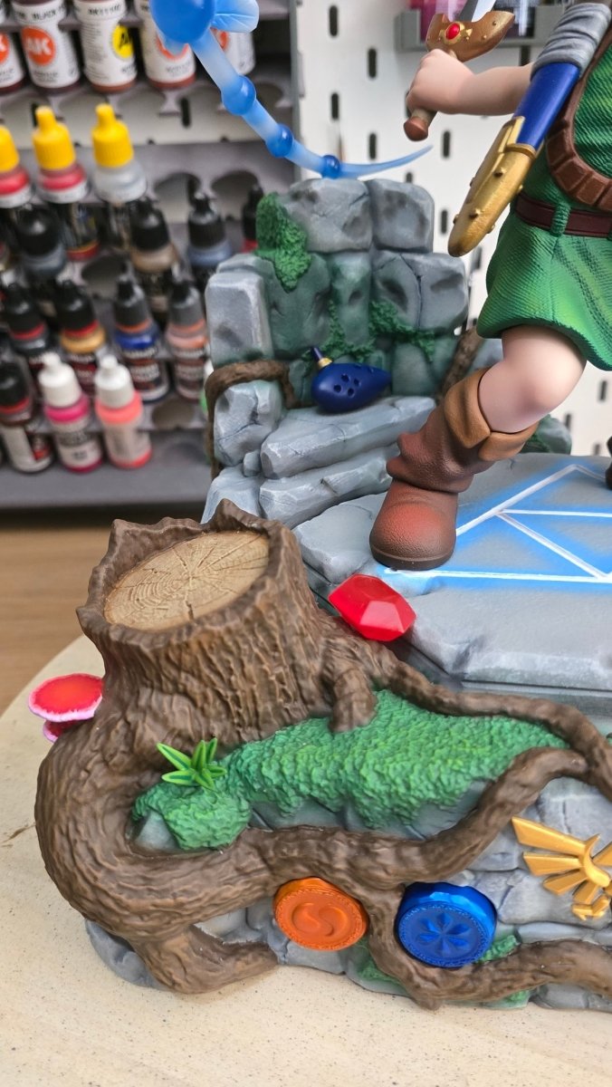 Link - Figura de Resina Pintada a Mano (Escala 1/6) - SaulCeVe