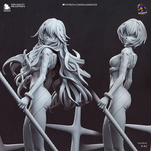 Rei Ayanami - Figura de Resina Escala 1/6 Fan Art Model by SaulCeVe - SaulCeVe