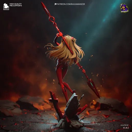 Asuka Langley - Figura de Resina Escala 1/6 Fan Art Model by SaulCeVe - SaulCeVe