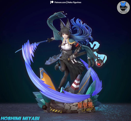 Hoshimi Miyabi - Figura de Resina Escala 1/6 by SaulCeVe front complete