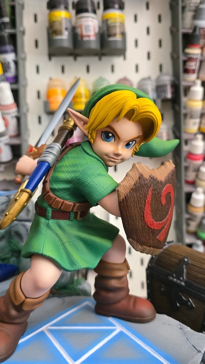 Link - Figura de Resina Pintada a Mano (Escala 1/6) - SaulCeVe