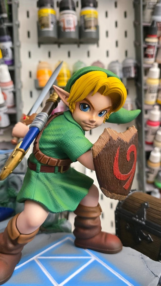 Link - Figura de Resina Pintada a Mano (Escala 1/6) - SaulCeVe