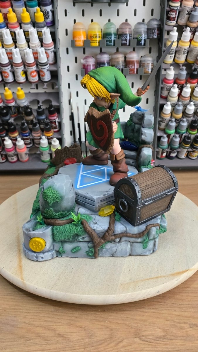 Link - Figura de Resina Pintada a Mano (Escala 1/6) - SaulCeVe