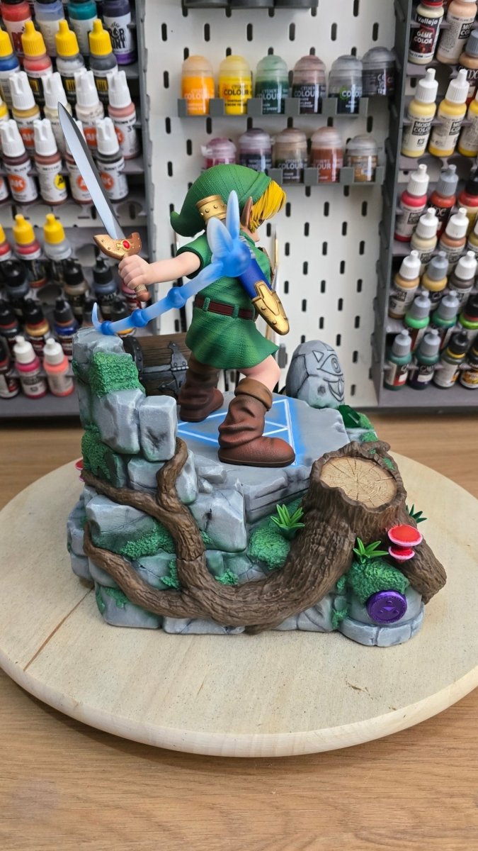 Link - Figura de Resina Pintada a Mano (Escala 1/6) - SaulCeVe
