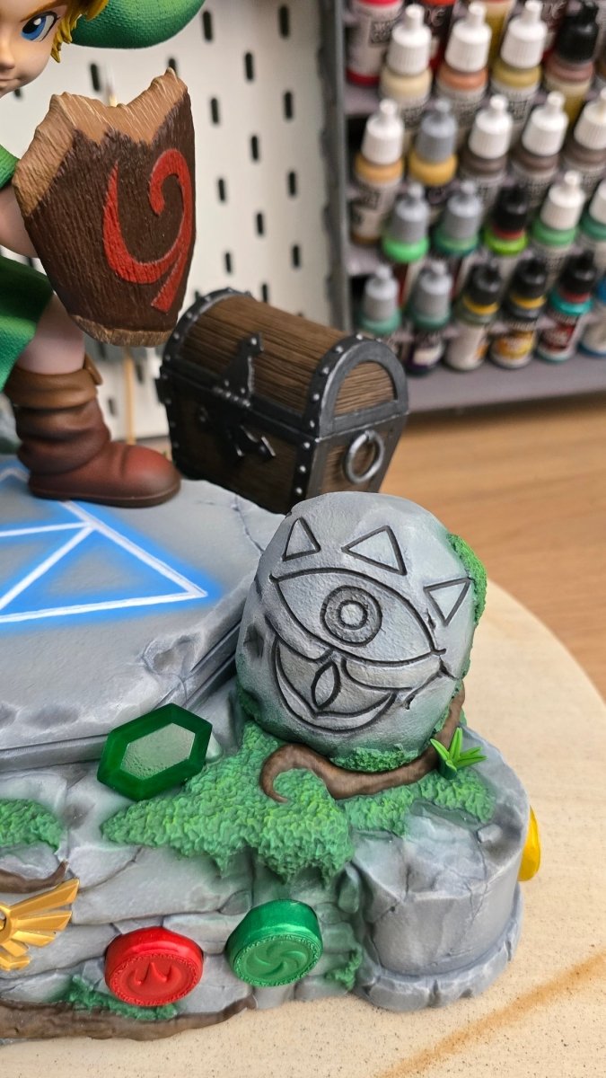 Link - Figura de Resina Pintada a Mano (Escala 1/6) - SaulCeVe