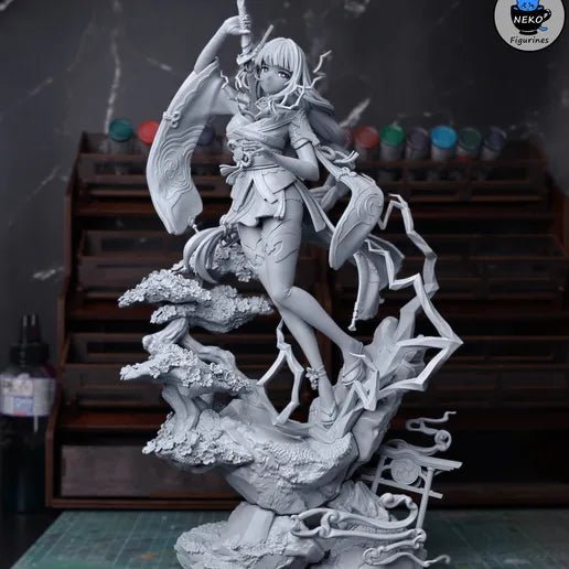 Raiden Shogun - Figura de Resina Escala 1/6 Fan Art Model by SaulCeVe - SaulCeVe