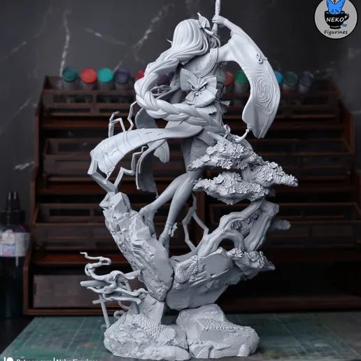 Raiden Shogun - Figura de Resina Escala 1/6 Fan Art Model by SaulCeVe - SaulCeVe