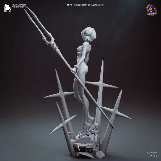 Rei Ayanami - Figura de Resina Escala 1/6 Fan Art Model by SaulCeVe - SaulCeVe