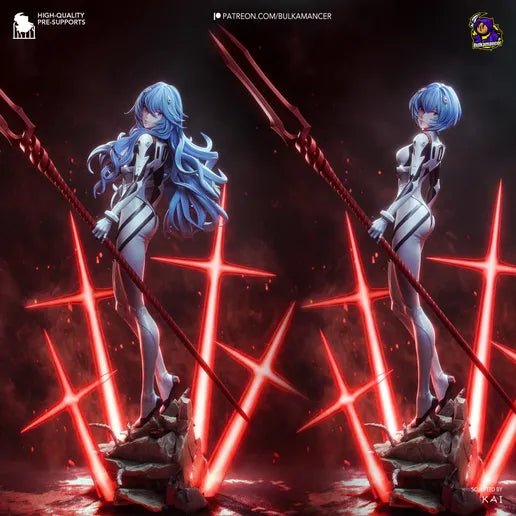 Rei Ayanami - Figura de Resina Escala 1/6 Fan Art Model by SaulCeVe - SaulCeVe