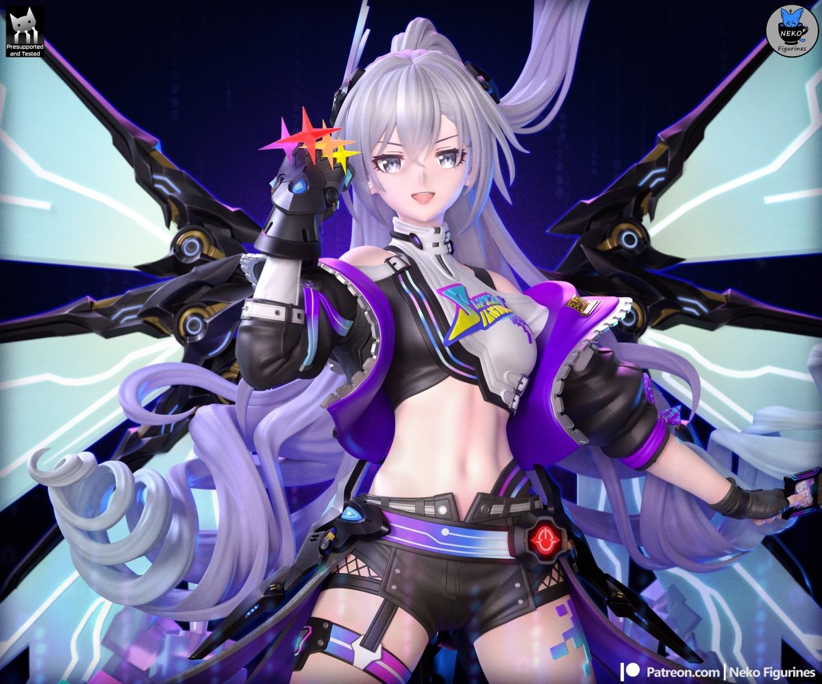 SilverWolf Lv999 - Figura de Resina Escala 1/7 Fan Art Model by SaulCeVe - SaulCeVe