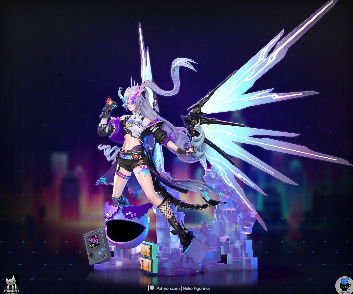 SilverWolf Lv999 - Figura de Resina Escala 1/7 Fan Art Model by SaulCeVe - SaulCeVe